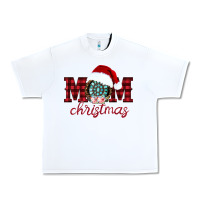 White mom Christmas Urban Heavy Tee - CowhideDigitalArt