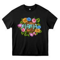 Black Mama Mother's Day Heavy Core Tee - FaDigitalArtStudio