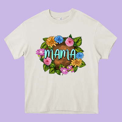 Mama Mother's Day Heavy Core Tee Designed By Fadigitalartstudio