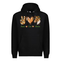 Black Peace Love Horses Premium Hoodie - Jasminsmagicworld