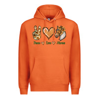 Carrot Peace Love Horses Premium Hoodie - Jasminsmagicworld