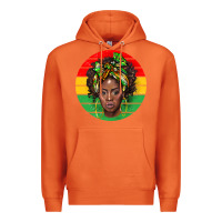 Carrot black women Premium Hoodie - BarkalooDesign