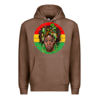 Chestnut black women Premium Hoodie - BarkalooDesign