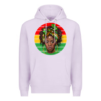 Lilac black women Premium Hoodie - BarkalooDesign