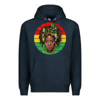 Navy black women Premium Hoodie - BarkalooDesign