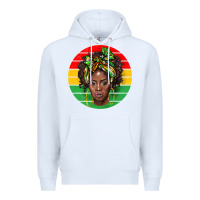 White black women Premium Hoodie - BarkalooDesign