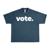 Midnight Navy vote   election voting political long sleeve t shirt Urban Heavy Tee - linhVisuals