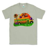 Matcha Halloween School Bus Classic Tee - FaDigitalArtStudio