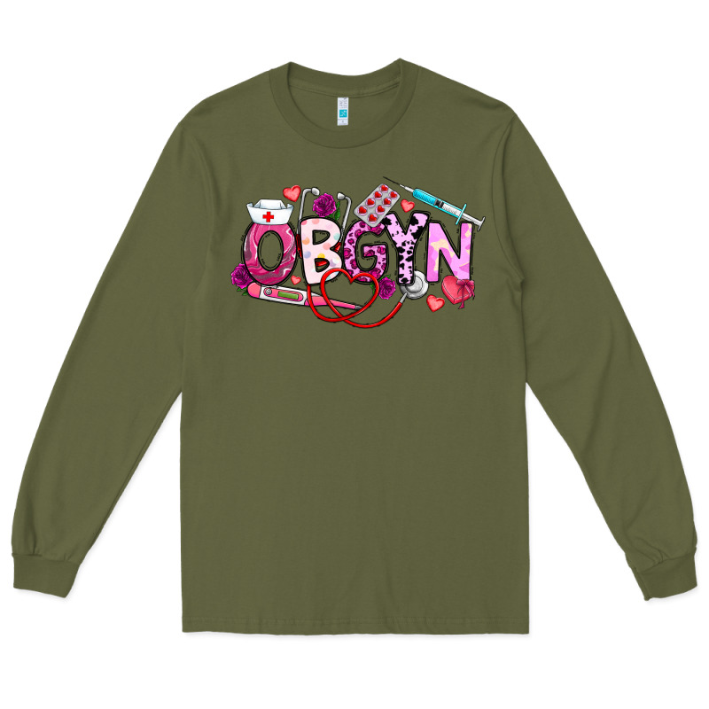Valentine Obgyn Long Sleeve Tee by CowhideDigitalArt | Teevron