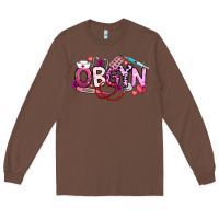 Chestnut Valentine OBGYN Long Sleeve Tee - CowhideDigitalArt