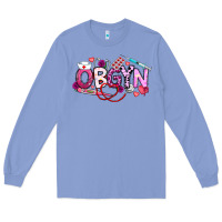 Colony Blue Valentine OBGYN Long Sleeve Tee - CowhideDigitalArt