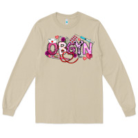 Mushroom Valentine OBGYN Long Sleeve Tee - CowhideDigitalArt