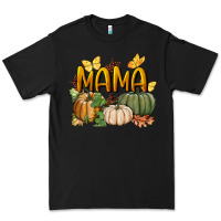 Black mama pumpkin Premium Tee - BundleAndBundleShop