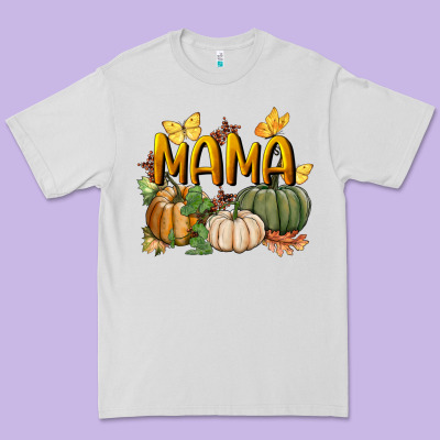 Mama Pumpkin Premium Tee Designed By Bundleandbundleshop