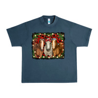 Midnight Navy Christmas horses Urban Heavy Tee - RanaPortraitStore