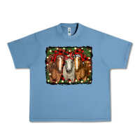 Pebble Blue Christmas horses Urban Heavy Tee - RanaPortraitStore