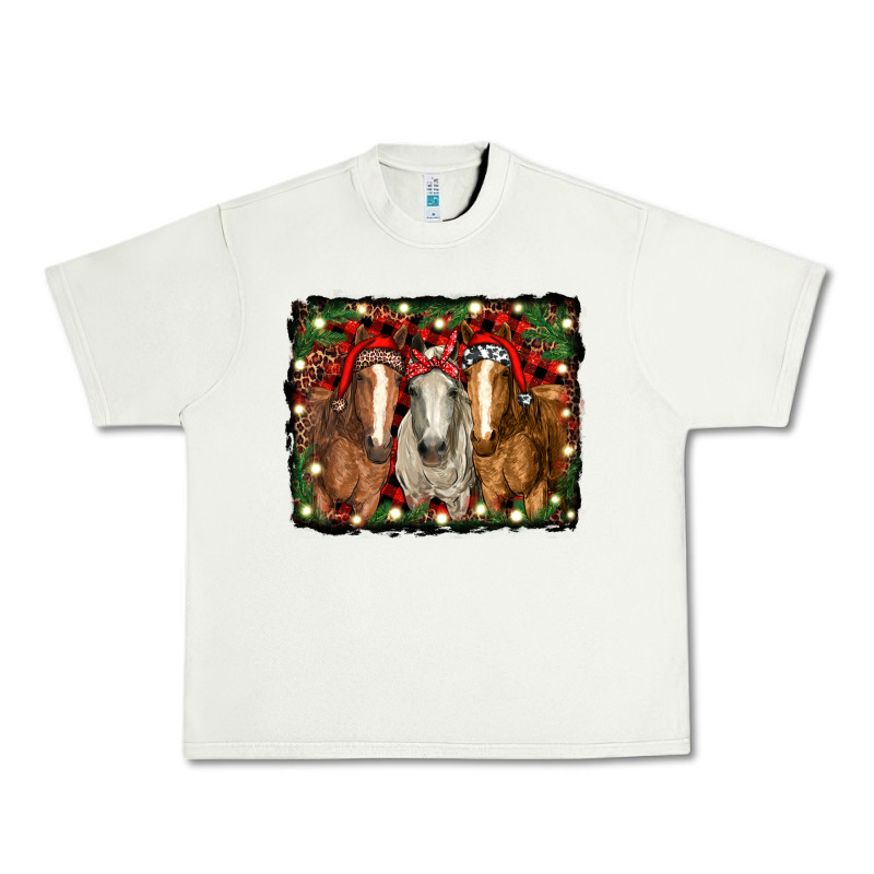 Christmas Horses Urban Heavy Tee by RanaPortraitStore | Teevron