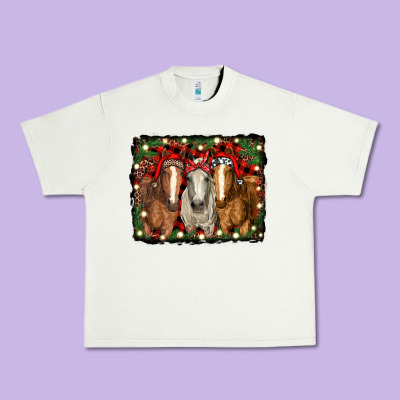 Christmas Horses Urban Heavy Tee Designed By Ranaportraitstore