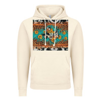 Vintage Artic bull skull texas map sunflower leopard cowhide Vintage Hoodie - Artiststas