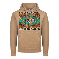 Vintage Coffee bull skull texas map sunflower leopard cowhide Vintage Hoodie - Artiststas