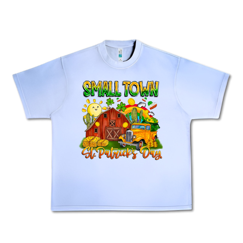 Small Town St Patricks Day Urban Heavy Tee by CowhideDigitalArt | Teevron