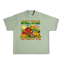 Oil Green small town st patricks day Urban Heavy Tee - CowhideDigitalArt