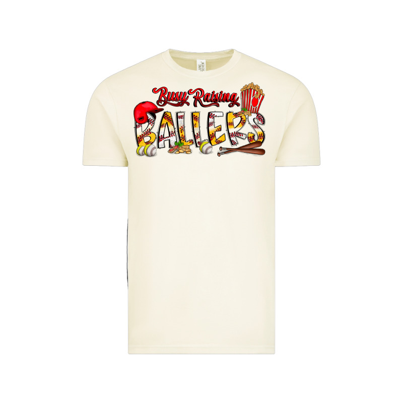 Busy Raising Ballers Vintage Tee by CowhideDigitalArt | Teevron