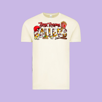 Busy Raising Ballers Vintage Tee Designed By Cowhidedigitalart