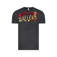 Vintage Black busy raising ballers Vintage Tee - CowhideDigitalArt