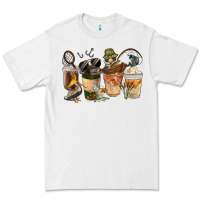 White Fishing Coffee Cups Premium Tee - FaDigitalArtStudio