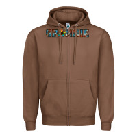 Chestnut grammie cowhide sunflower 1 Zipper Hoodie - Jasminsmagicworld