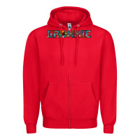 Red grammie cowhide sunflower 1 Zipper Hoodie - Jasminsmagicworld