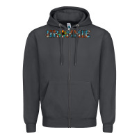 Smoke grammie cowhide sunflower 1 Zipper Hoodie - Jasminsmagicworld