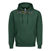 Sports Green grammie cowhide sunflower 1 Zipper Hoodie - Jasminsmagicworld