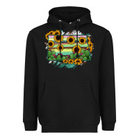 Black North Dakota State Map Heavyweight Hoodie - RanaPortraitStore