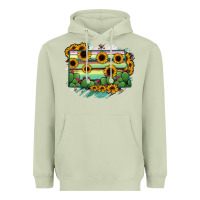 Matcha North Dakota State Map Heavyweight Hoodie - RanaPortraitStore