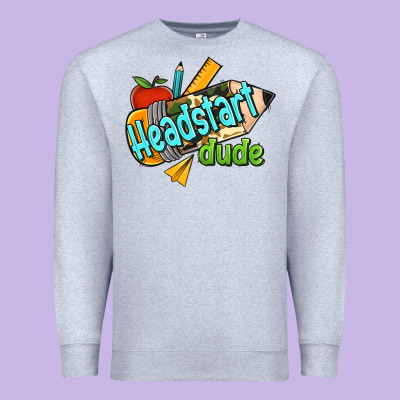 Headstart Dude Premium Sweatshirt Designed By Ranaportraitstore