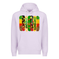 Lilac juneteenth brushstrokes Premium Hoodie - BarkalooDesign