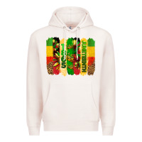Pale Pink juneteenth brushstrokes Premium Hoodie - BarkalooDesign