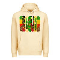 Pina Colada juneteenth brushstrokes Premium Hoodie - BarkalooDesign