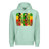 Seafoam juneteenth brushstrokes Premium Hoodie - BarkalooDesign