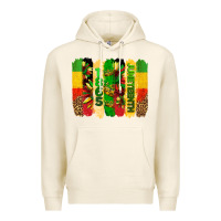 Tofu juneteenth brushstrokes Premium Hoodie - BarkalooDesign