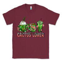 Burgundy Cactus Lover Cactus Coffee Cups Classic Tee - FaDigitalArtStudio