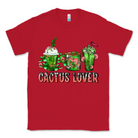 Red Cactus Lover Cactus Coffee Cups Classic Tee - FaDigitalArtStudio