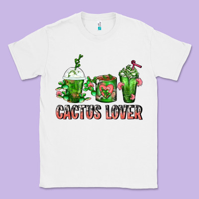 Cactus Lover Cactus Coffee Cups Classic Tee Designed By Fadigitalartstudio