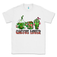 White Cactus Lover Cactus Coffee Cups Classic Tee - FaDigitalArtStudio