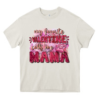 My Favorite Calls Me Mama Mother's Day Heavy Core Tee | Teevron