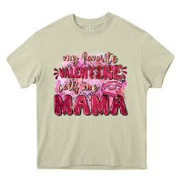 Mossy My favorite calls me mama Mother's Day Heavy Core Tee - FaDigitalArtStudio