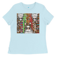 Baby Blue easter Ladies Tee - CowhideDigitalArt