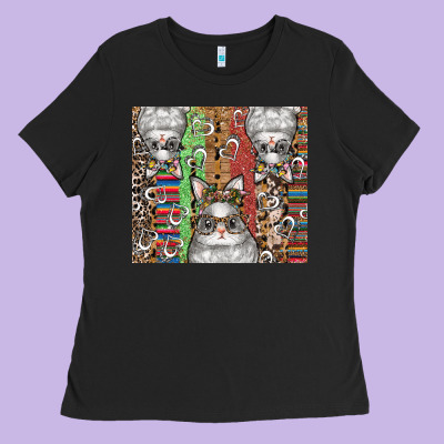Easter Ladies Tee Designed By Cowhidedigitalart